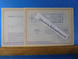 Blueprint Colorado & Southern Connection Refrigerator Series #550-555 1989