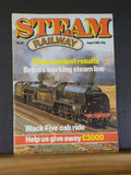 Steam Railway #28 1982 August Brazil working steam line Black Five cab ride