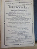 Pocket List of Railroad Officials #173 1938 1st quarter