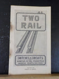 Two Rail Circuits & Switches Mantua 1939