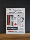 Pocket List of Railroad Officials #318 1974 2nd quarter