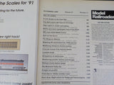 Model Railroader Magazine 1990 November New decade on UTah Belt MoPac pass train
