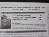 C&O History 2002 November Chesapeake and Ohio Historical Magazine Detail Caboose