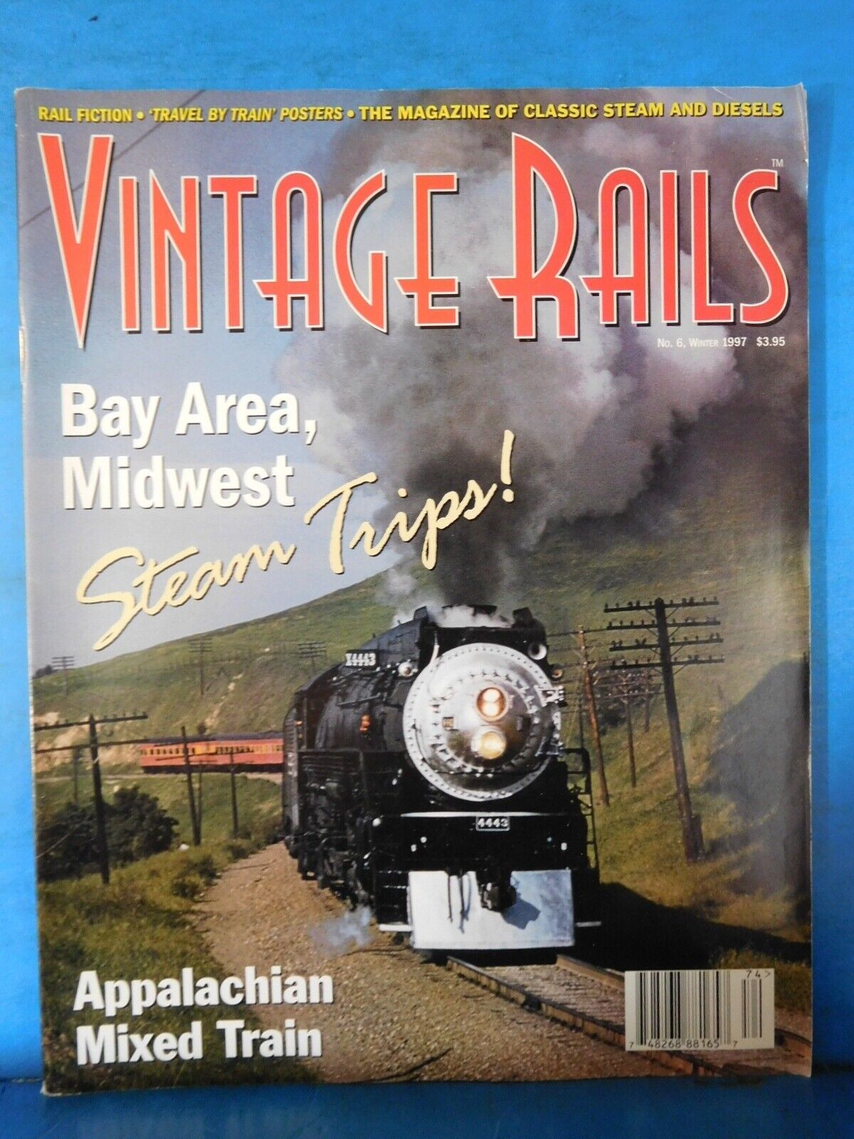Retro Rails Vintage Rails #6 1997 Winter Bay Area Midwes Appalachian mixed trains ...