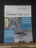 Railway Age 1961 August 21 B&O cuts downtime diesels  Milwaukee PRR