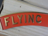 SIgn Flying Scotsman Replica Red 14 ½ x 1 ¾ Metal ?