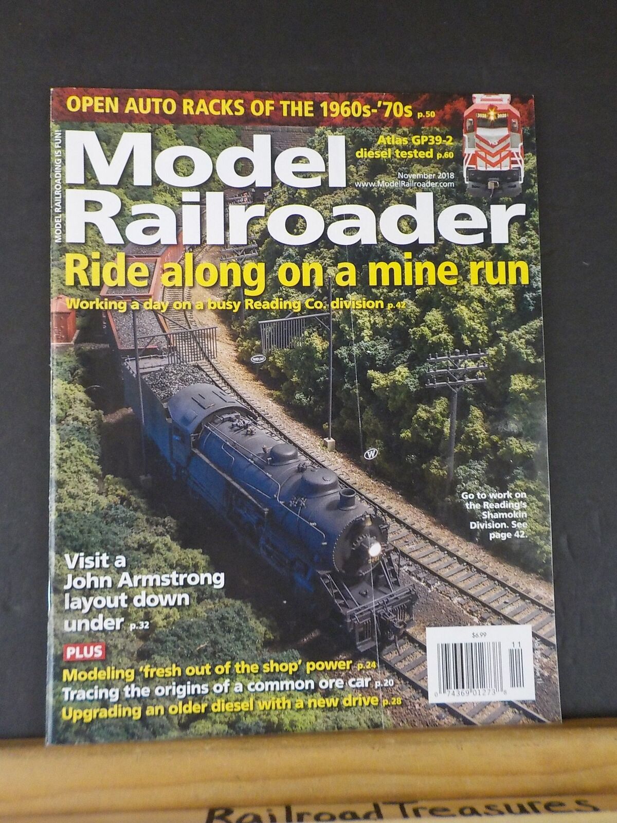 Rail Rod Open Auto Racks Model Railroader Magazine 2018 November Open auto Racks of the 1960-19 ...