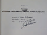 Gunnison Marshall Pass,Lake City & Crested Butte through Ouray by Dorman Signed