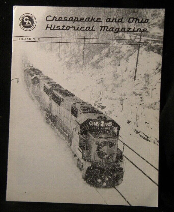 Chesapeake and Ohio Historical Magazine 1990 Dec  C&O HS Diesels in the snow