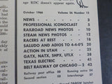 Trains Magazine 1966 October Action in Utah Texas Elecftic Belt RY Chicago