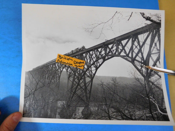 PHOTO British Columbia Display Train St. Croix River Bridge 1978 8x10