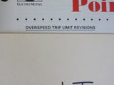 EMD Locomotive Pointers 2L-80 Overspeed trip limit revision