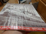 Norfolk and Western Magazine 1942 November Employee NEW weighing facility DAMAGE