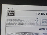 Burlington Public Timetable 1966 May-October Burlington Route