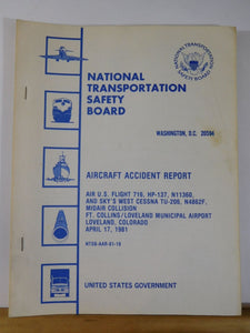 Aircraft Accident Report #81-18 Air US Flight 716 Midair Collision 1981