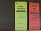 Illustrated Lionel Checklist Lot of 2 1929-1942 1945-1969 Standard Gauge Caboose