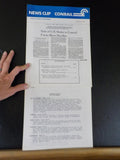 Conrail News Clip Lot of 8 1985 August Various issues