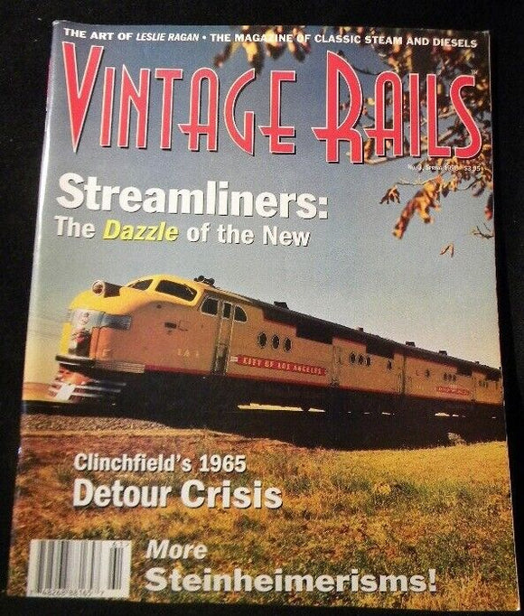 Vintage Rails #3 1996 Spring Streamliners Clinchfield 1965 Steinheimer