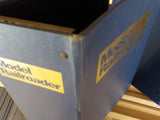 Model Railroader Magazine Binders 5 approx 5 inch binders with rods Blue USED
