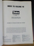 Trains Magazine Bound Volume 40 Nov 1979 - Oct 1980