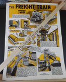 Poster Freight Train Power at Work, The Reprinted from the Instructor Magazine