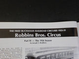 Bandwagon 1981 September October Circus Magazine Robbins Bros Russell Bros Hazel