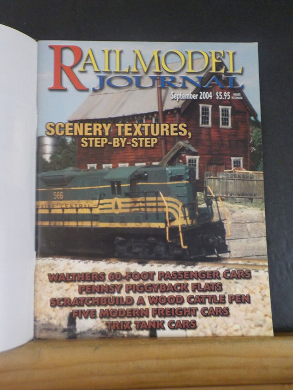 RailModel Journal 2004 September Scenery Textures Step by Step