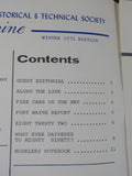 Nickel Plate Road Magazine 1971 Winter Fire Cars on the NKP