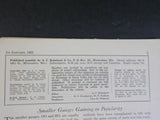 Model Railroader Magazine 1935 January Pacific type steam loco Freelanced coach