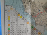 Map Union Pacific Railroad 1965 Freight Rate Territorial Map Of the United State