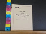 Chicago and Western Indiana Railroad Company Annual Report 1984