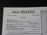B&M Bulletin Vol 6 #2 1976-1977 Winter Chelsea Railroads Boston & Maine wood sno
