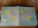 Map Southern Pacific Cotton Belt Intermodal Facilities 1985 May