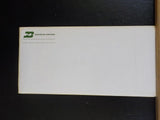 Map Burlington Northern Colorado State Railroad Map 1983 August