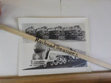 Santa Fe Railway photos 5 pages in a folder  in a folder with 5 prints