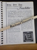 Nickel Plate Road Magazine Spiral Bound Copies of 5 Issues '66-67 not original