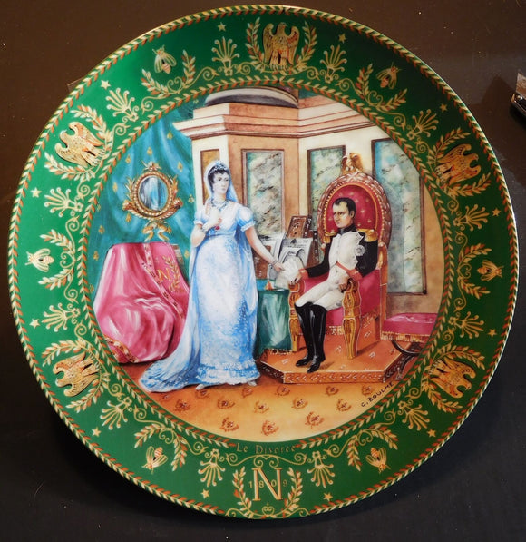 Plate Josephine et Napoleon de Boulme Le Divorce f0244