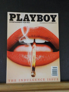 Playboy Magazine 2013 November Entertainment for Men Indulgence Issue