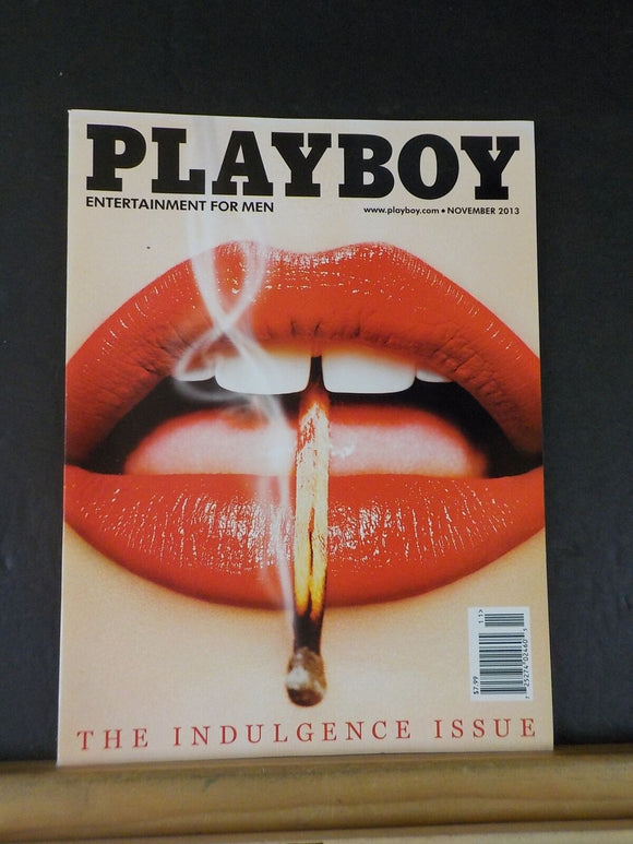 Playboy Magazine 2013 November Entertainment for Men Indulgence Issue