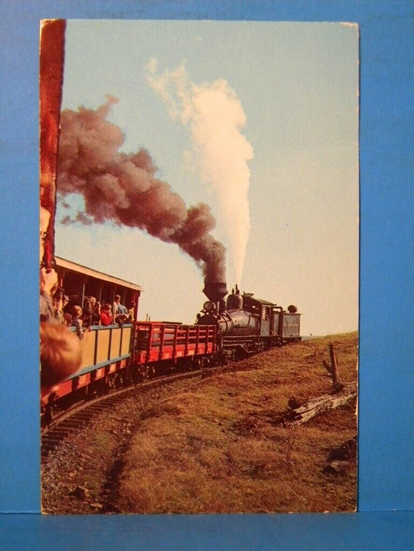 Postcard Cass Scenic Railway Bald Mountain Cass, West Virginia