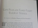 Cape Fear & Yadkin Valley Railway  CF&Y  Reprint       Soft Cover