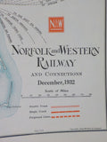 Norfolk and Western Railway Annual Report 37th Year ended December 31 1932  MAP