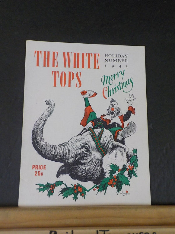 White Tops Circus Magazine 1943 December Holiday The Davenports