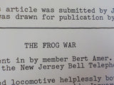 Keystone PRR T&HS Magazine 1975 March Huson Ohio Frog war NO SUPPLEMENT