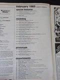 Railroad Model Craftsman Magazine 1983 February Layout improvement project