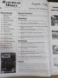 Railroad Model Craftsman Magazine 1985 August Amtrak AEM-7 drawings Kitbash Oil
