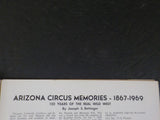 White Tops Circus Magazine 1969  July August Arizona Circus Memories 1867-1969