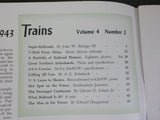 Trains Magazine 1943 December GN articulated US locos to Mexico Frisco