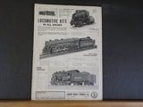 Model Craftsman RMC 1938 January Locomotive built from matches Wooden Loco Tande