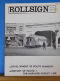 Rollsign Magazine of New England Transit News 1983 January February Rte #s